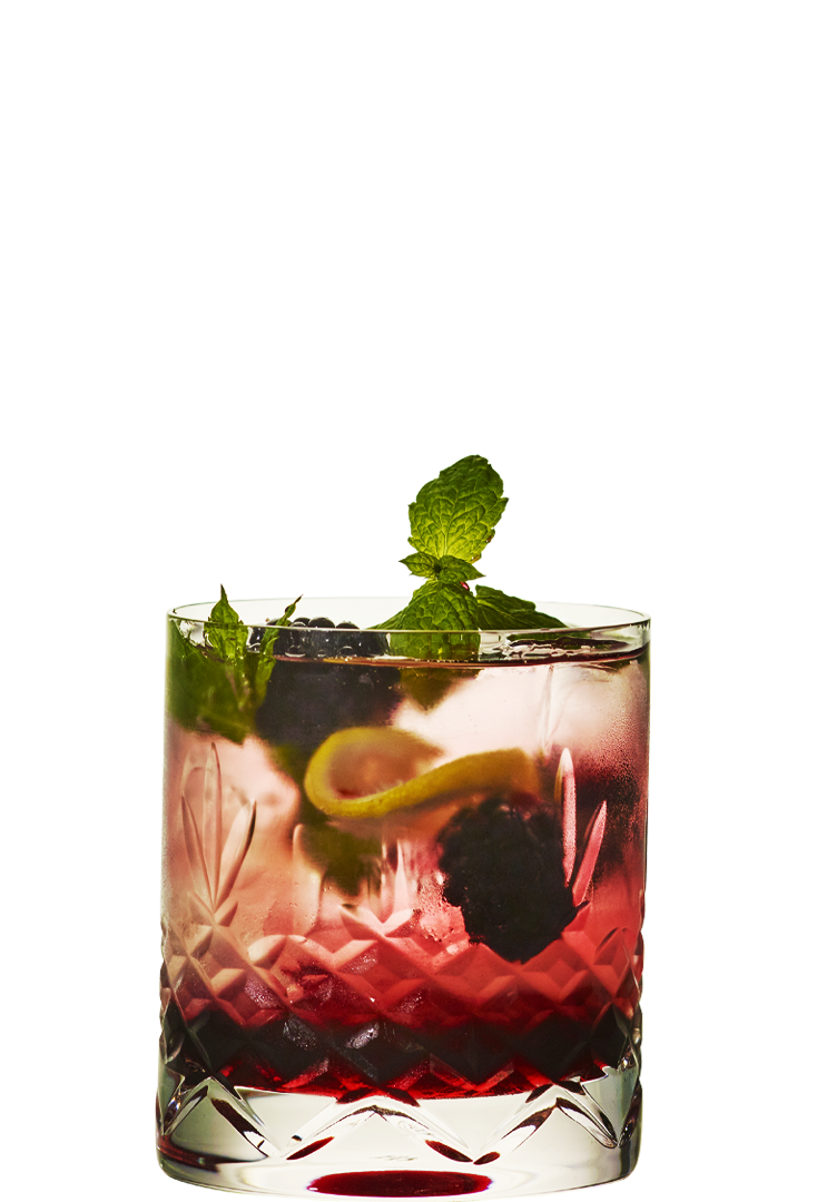 Alkoholfri Bramble drink